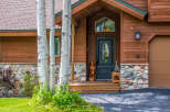 This stunning property boasts a charming exterior with a welcoming entrance.