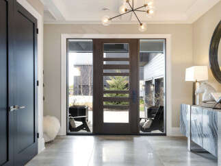 Step into luxury with this stunning entryway.