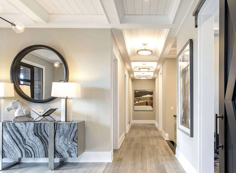 Step into luxury with this stunning hallway, showcasing exquisite design and attention to detail.
