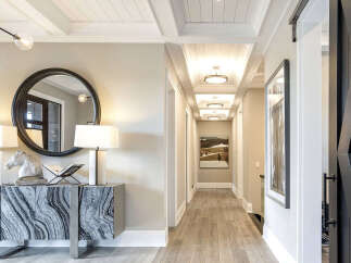 Step into luxury with this stunning hallway, showcasing exquisite design and attention to detail.