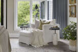 Experience luxury living in this stunning property, featuring a bright and airy living space.