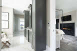 Step into luxury with this stunning property featuring a beautifully designed bathroom and a cozy bedroom.