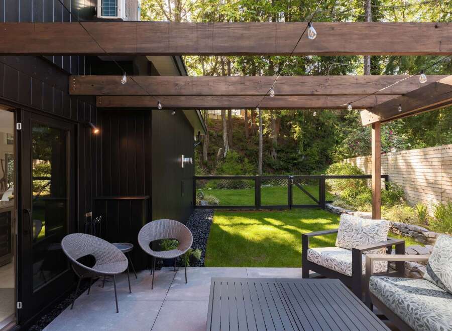 Enjoy outdoor living at its finest with this stunning patio.