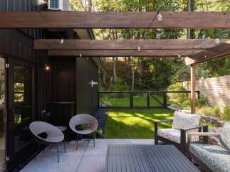 Enjoy outdoor living at its finest with this stunning patio.