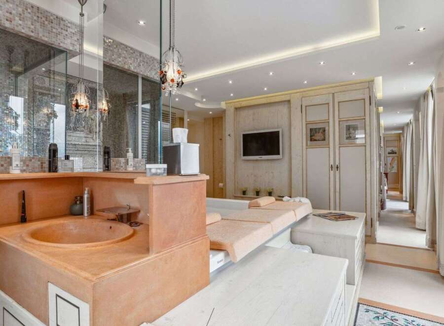 Indulge in luxury and relaxation within this exquisite spa-like retreat.