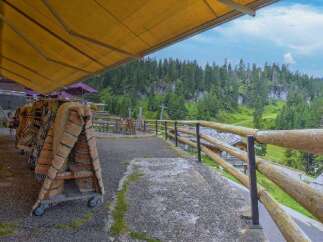 Discover the charm of this unique property, offering stunning views of the surrounding mountains.