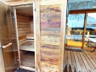 Experience ultimate relaxation in this luxurious property featuring a private sauna.