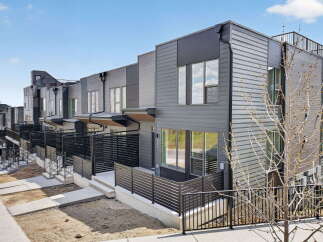 Modern townhomes offer contemporary living with sleek design and stylish exteriors.