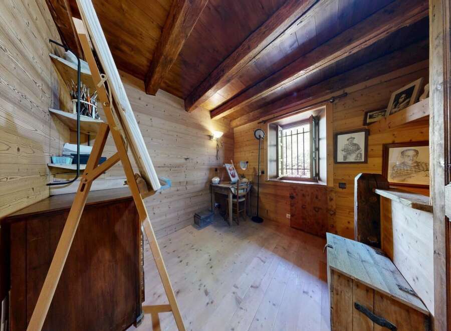 Step into this charming artist's studio, a haven of creativity and inspiration.