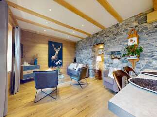 Discover the charm of this stunning property, featuring a unique blend of rustic and modern design.