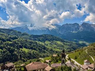 Discover your dream home nestled in a picturesque mountain village.