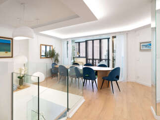 This stunning property boasts a bright and airy dining area, perfect for hosting gatherings.