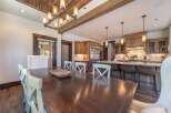 Step into luxury with this stunning kitchen and dining area! Featuring a spacious layout, the open-concept design seamlessly blends the kitchen and dining spaces, perfect for entertaining.