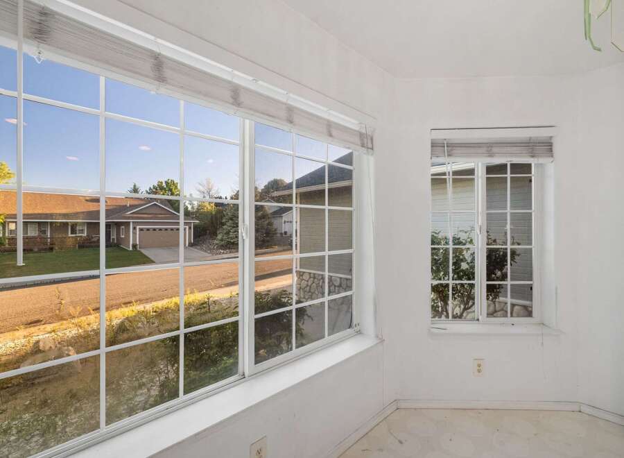 Enjoy the natural light and stunning views from this bright and airy room.