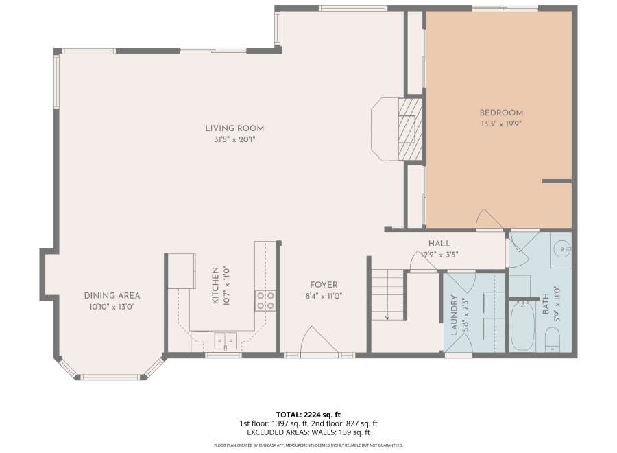 Discover this spacious home featuring a well-designed floor plan with a total of 2224 sq.