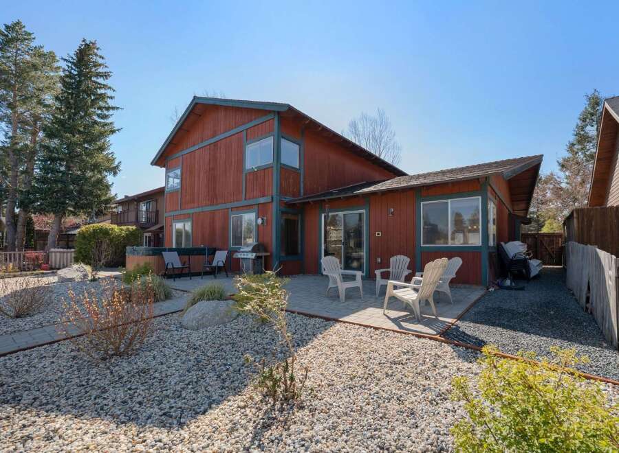 This stunning property boasts a spacious outdoor patio, perfect for entertaining or relaxing.