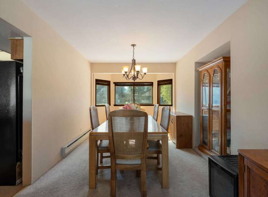 Step into this inviting dining room, perfect for hosting gatherings.