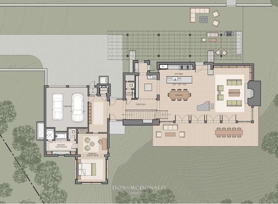 Discover this stunning architectural gem featuring a spacious great room, a modern kitchen, and a dedicated dining area perfect for entertaining.