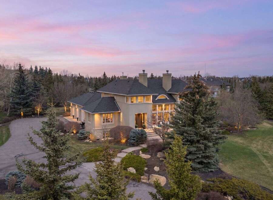 This stunning estate offers luxurious living with its expansive design and elegant features.