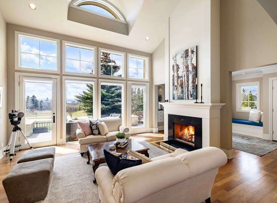 Experience luxury living in this stunning property, featuring expansive windows that flood the space with natural light and offer breathtaking views.