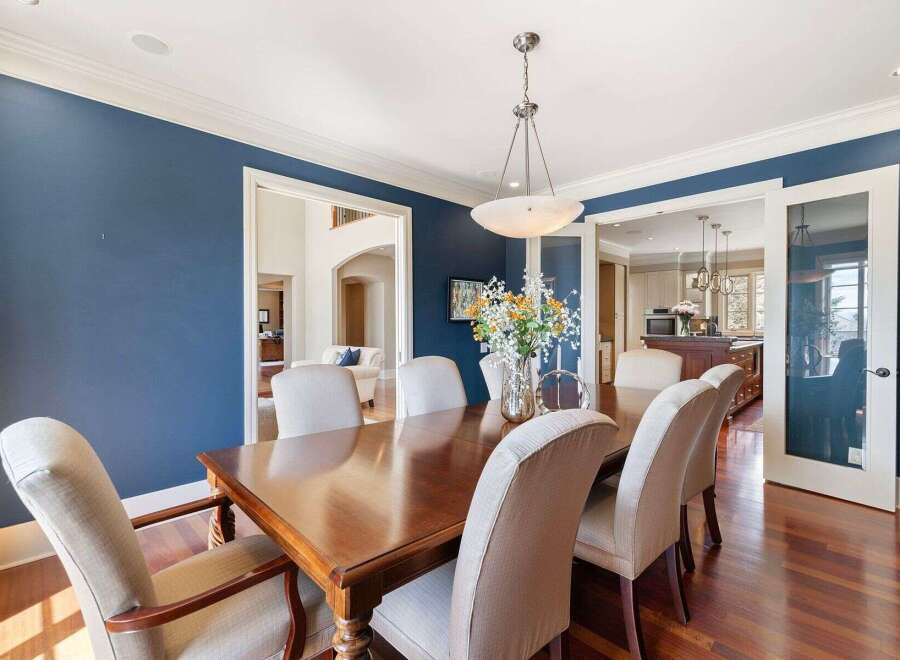Step into luxury with this stunning dining room, perfect for hosting memorable gatherings.