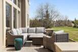 Enjoy outdoor living at its finest with this stunning patio space.