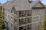 Discover luxury living in this stunning apartment complex featuring spacious balconies and modern design.