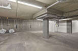 Explore the potential of this spacious parking garage, perfect for secure vehicle storage or additional property value.