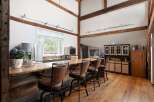 This stunning kitchen boasts a rustic, yet modern design, perfect for entertaining.