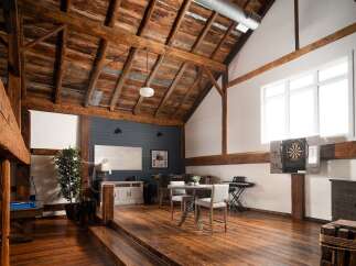 Step into luxury with this stunning property featuring a rustic, yet modern design.