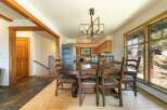 Step into this inviting dining room, perfect for hosting gatherings.