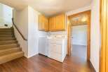 Discover the convenience of this home's dedicated laundry area, complete with a washer and dryer.