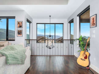 This stunning property boasts a bright and airy interior with breathtaking views.