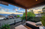 Enjoy breathtaking views from this stunning property, featuring a luxurious outdoor space perfect for relaxation.