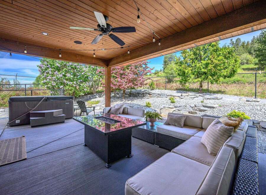 Enjoy outdoor living at its finest with this stunning patio.
