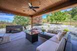 Enjoy outdoor living at its finest with this stunning patio.