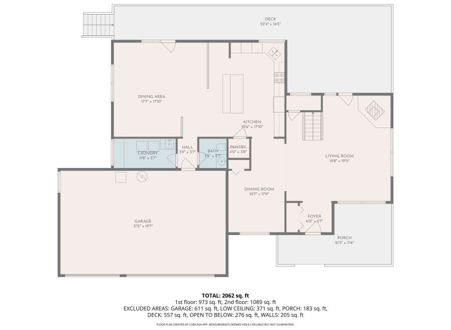 Discover this stunning property featuring a spacious deck perfect for entertaining and relaxation.