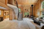 Step into luxury with this stunning property featuring a warm and inviting interior.