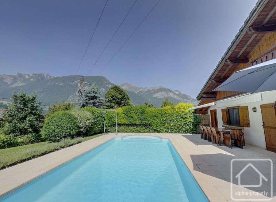 Enjoy the ultimate luxury in this stunning property featuring a private pool and breathtaking mountain views.
