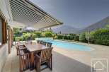 Enjoy the ultimate relaxation in this stunning property featuring a private pool and breathtaking mountain views.