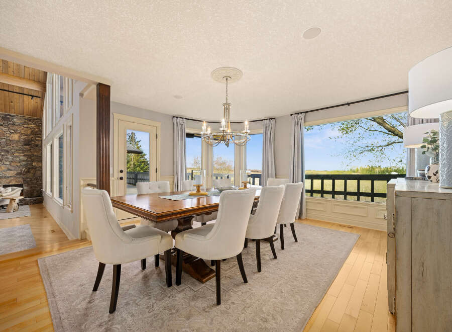 Step into luxury with this stunning dining room, perfect for hosting memorable gatherings.