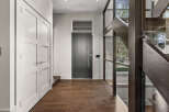 Step into modern elegance with this stunning entryway.