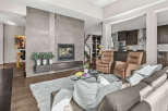 Step into luxury with this stunning property, showcasing a modern living space.