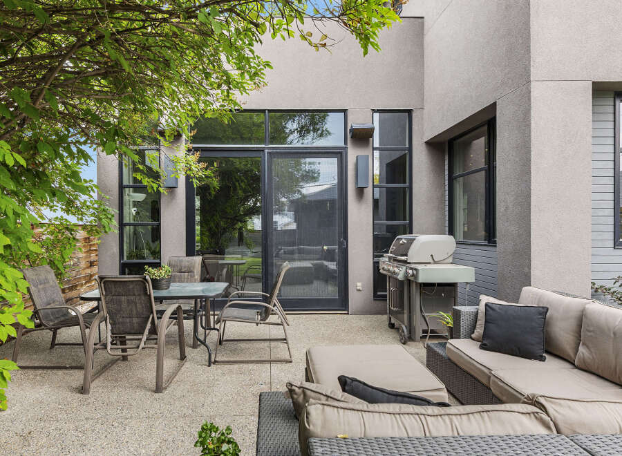 Enjoy outdoor living at its finest with this stunning patio space.