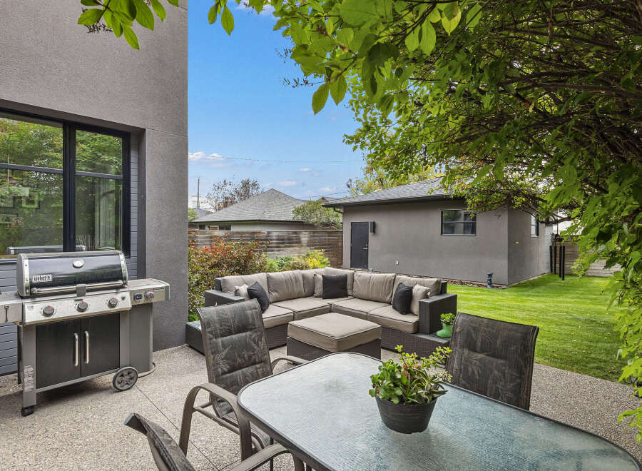 Enjoy outdoor living at its finest in this stunning backyard oasis.