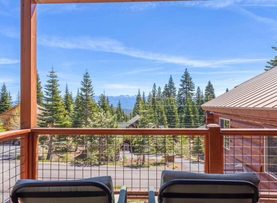 Enjoy breathtaking mountain views from this charming property.