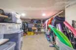 This storage space offers ample room for all your seasonal gear and equipment.