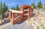 This stunning mountain home offers a perfect blend of rustic charm and modern comfort.