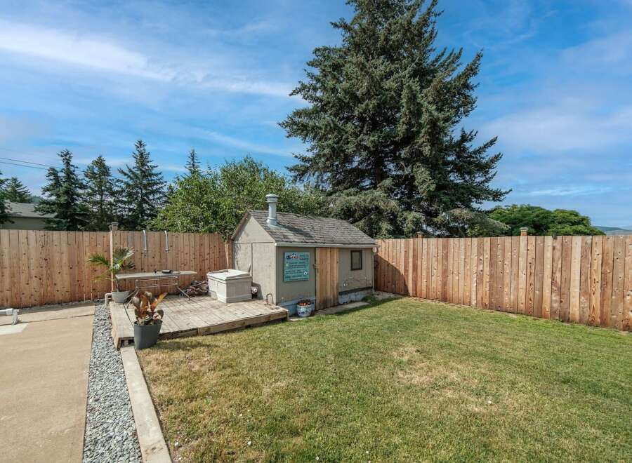 Enjoy outdoor living at its finest with this property's inviting backyard.