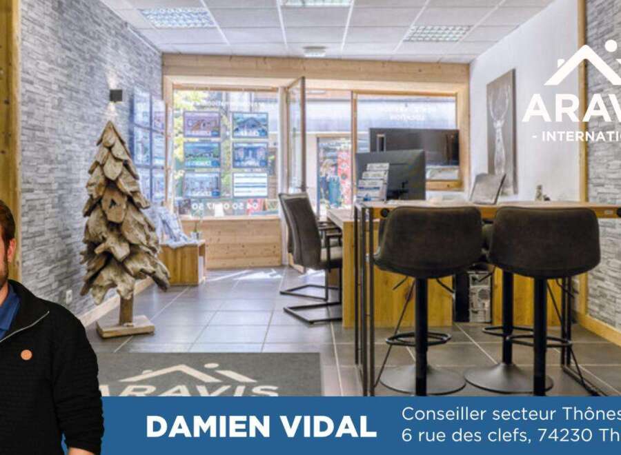 Discover your dream property with ARAVIS INTERNATIONAL, guided by expert Damien Vidal.